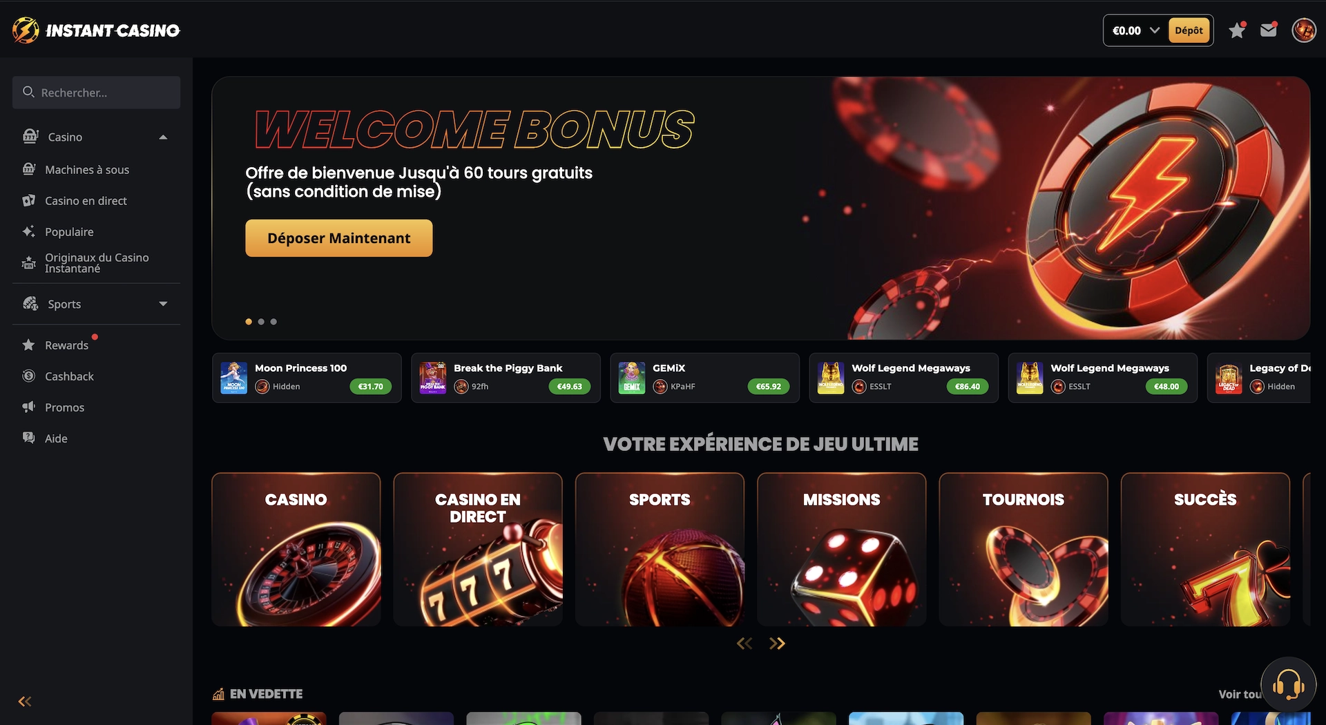 Image de l'Instant Casino